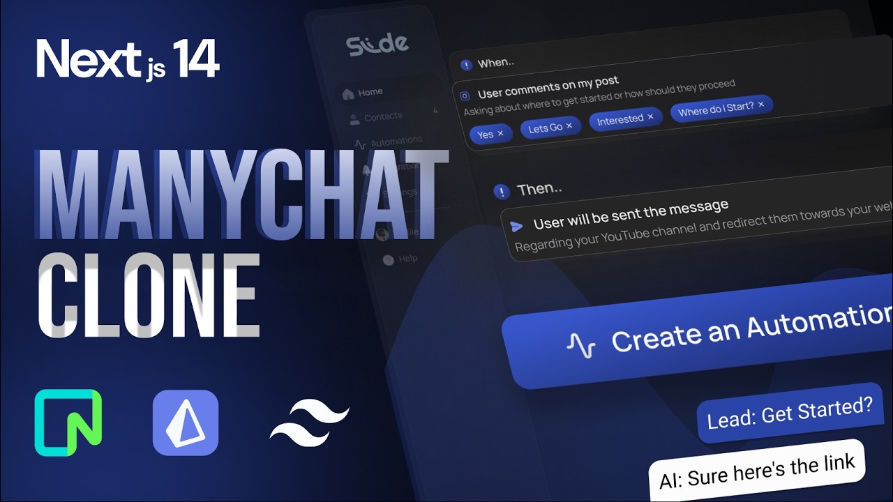 Featured image for “SAAS Instagram DM Automations – Nextjs, Tailwind, Instagram API, Relume, Prisma, Webhooks”